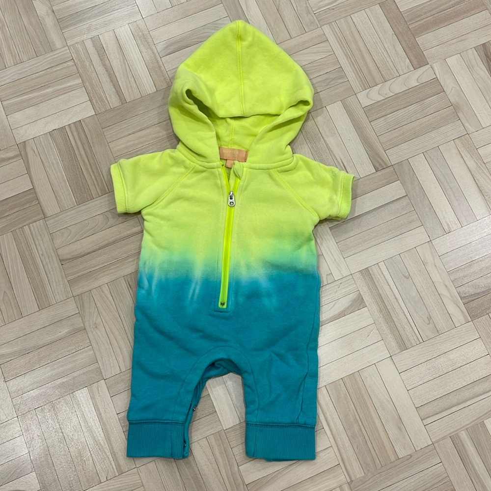 BUTTER super soft ombre hooded onesie